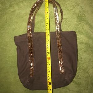 aeropostale brown sparkle strap bag